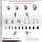 Service Caster 3.5 Inch 316SS Maroon Poly Swivel 10mm Threaded Stem Caster Lock Brake, 2PK SS316TSTTL20S3514-PPUB-MRN-M1015-2S2 - alternate 5